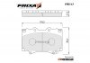 Колодки тормозные дисковые передние Toyota Land Cruiser (J70), (J100)/ Mitsubishi Pajero (06-) (SP1379) FRIXA Hankook FPE117 (фото 1)