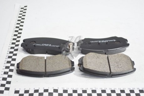Колодки тормозные дисковые передние Hyundai Tucson/Kia Sportage, Soul, Optima (05-) (SP1155) Hankook FPH02NF (фото 1)
