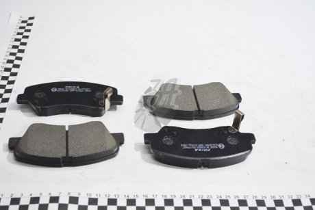 Колодки тормозные дисковые передние Hyundai Solaris (10-), i30 (12-)/Kia Rio (10-),Ceed (12-) (SP1399) Hankook FPH27 (фото 1)