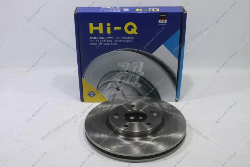 Диск гальмівний (кратно 2) передній (вентильований) Hyundai NF Sonata 16Inch (D=300.0mm) (SD1005) HI-Q Hi-Q (SANGSIN) 'SD1005 (фото 1)