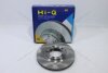 Диск гальмівний (кратно 2) передній (вентильований) Starex (D=254.0mm) HI-Q Hi-Q (SANGSIN) 'SD1029 (фото 2)