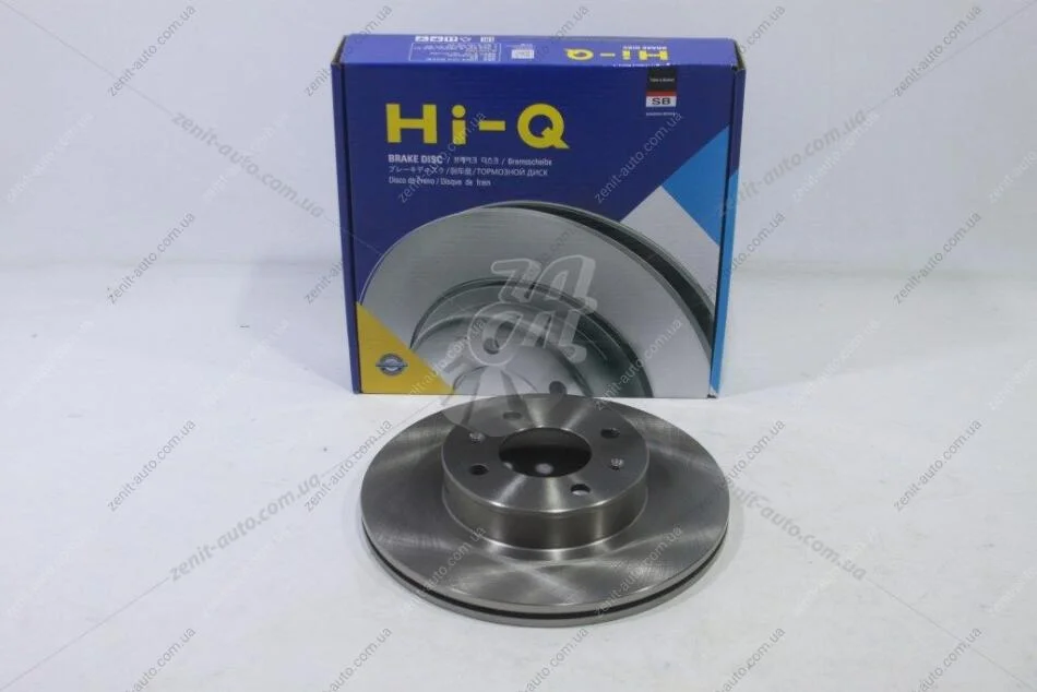 Диск гальмівний (кратно 2) передній (вентильований) Hyundai I10 (08-)(D=252.0mm) (SD1140) HI-Q Hi-Q (SANGSIN) 'SD1140 (фото 1)