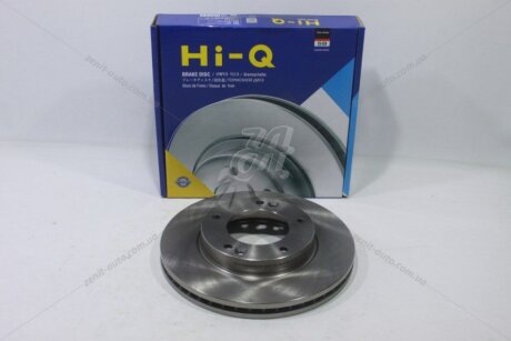 Диск гальмівний (кратно 2) передній (вентильований) Kia Sorento (02-) (D=302.0mm) HI-Q Hi-Q (SANGSIN) 'SD2067