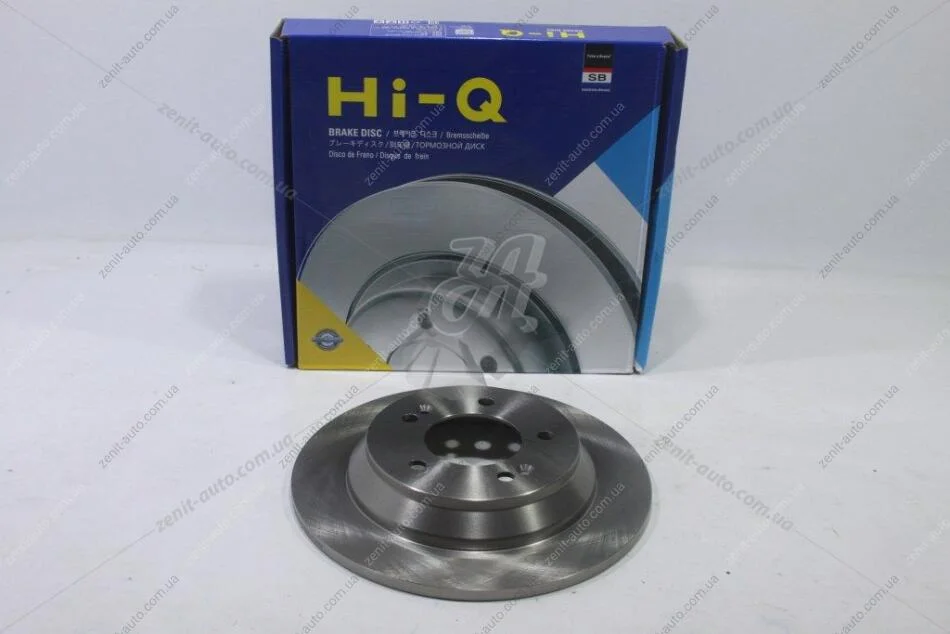Диск гальмівний (кратно 2) задній Kia Carens (13-) (D=284.0mm) (SD2068) HI-Q Hi-Q (SANGSIN) 'SD2068 (фото 1)