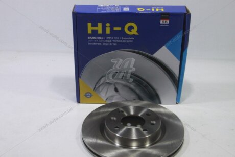 Диск гальмівний (кратно 2) передній (вентильований) Dacia Logan LS (06-) (D=258.6mm) HI-Q Hi-Q (SANGSIN) 'SD3061