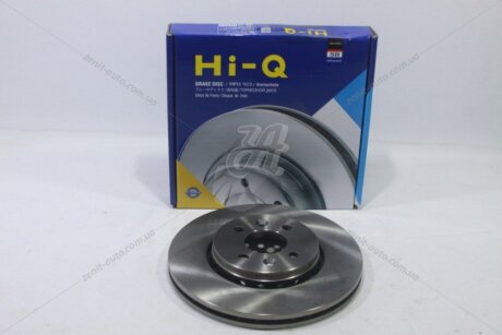 Диск гальмівний (кратно 2) передній (вентильований) Dacia Dokker (D=280.0mm) HI-Q Hi-Q (SANGSIN) 'SD3073