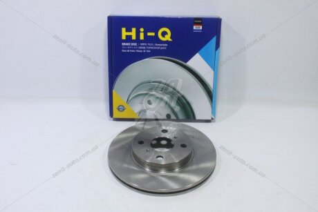 Диск гальмівний (кратно 2) передній (вентильований) Toyota Yaris (05-) (D=254.9mm) HI-Q Hi-Q (SANGSIN) 'SD4678