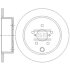 Диск гальмівний (кратно 2) задній Subaru Forester (13-) (D=273.8mm) HI-Q Hi-Q (SANGSIN) 'SD4708 (фото 1)
