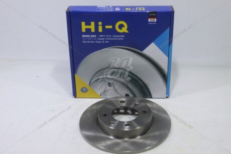 Диск гальмівний (кратно 2) задній Citroen C4 (04-) (D=246.7mm) HI-Q Hi-Q (SANGSIN) 'SD5008