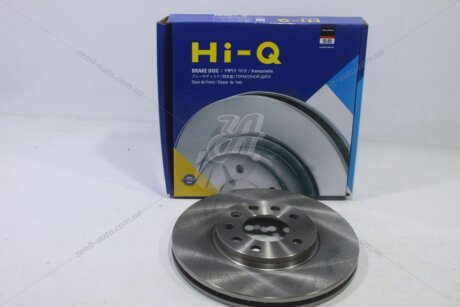 Диск гальмівний (кратно 2) передній (вентильований) Opel Astra G, H (D=279.8mm) HI-Q Hi-Q (SANGSIN) 'SD5110