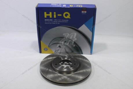 Диск гальмівний (кратно 2) передній (вентильований) Opel Vectra (04-) (D=284.9mm) HI-Q Hi-Q (SANGSIN) 'SD5112