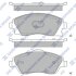 Колодки гальмівні передні Opel Combo (01-), Meriva (03-), Tigra (04-) HI-Q Hi-Q (SANGSIN) 'SP1745 (фото 1)