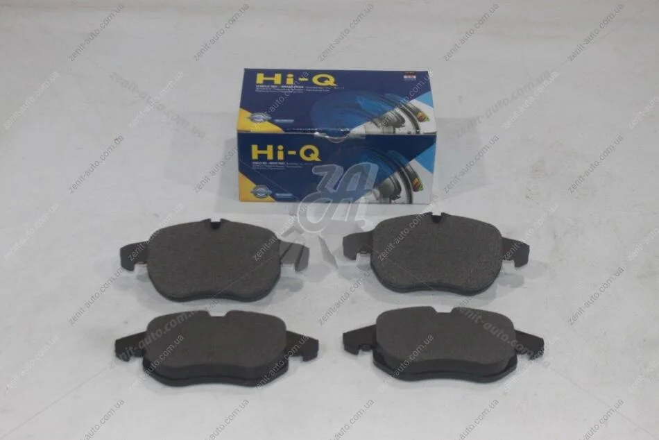 Колодки гальмівні передні Cadillac BLS (06-), Fiat CROMA (194) (05-), Astra H (05-), Vectra C (04-) (SP1758) HI-Q Hi-Q (SANGSIN) 'SP1758 (фото 1)