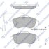 Колодки гальмівні передні Fiat 500 (312) (07-), Ford KA (08-) HI-Q Hi-Q (SANGSIN) 'SP1873 (фото 1)