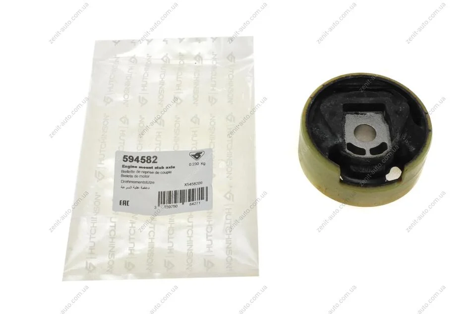 Опора двигуна задня нижня VW Caddy, Golf V, Touran Skoda Octavia, Superb, Yeti 1,9TDI-3,2 (03-13) Hutchinson HUTCHINSON 594582 (фото 1)