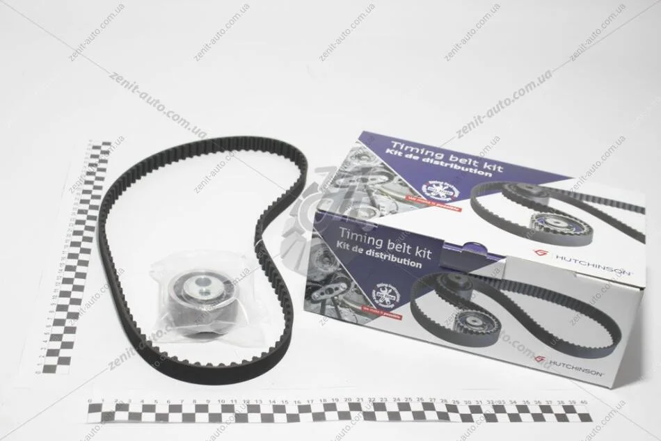Комплект ременя ГРМ Citroen Berlingo, Peugeot 106, 206 1,0-1,1i Hutchinson HUTCHINSON KH02 (фото 1)