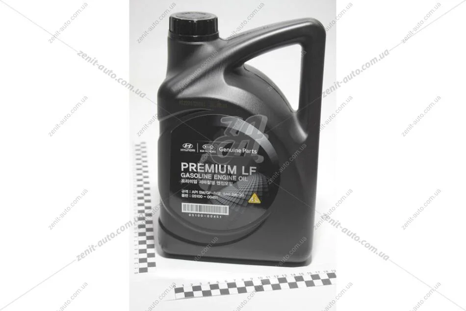 Олива ДВС 5W-20 4 л Premium LF Gasoline SM/GF-4 синт. Mobis Hyundai/Kia/Mobis 05100-00451 (фото 1)