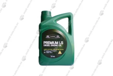 Олива ДВС 5W-30 4 л Premium LS Diesel нп/с CH-4, B3/B4 Mobis Hyundai/Kia/Mobis 05200-00411