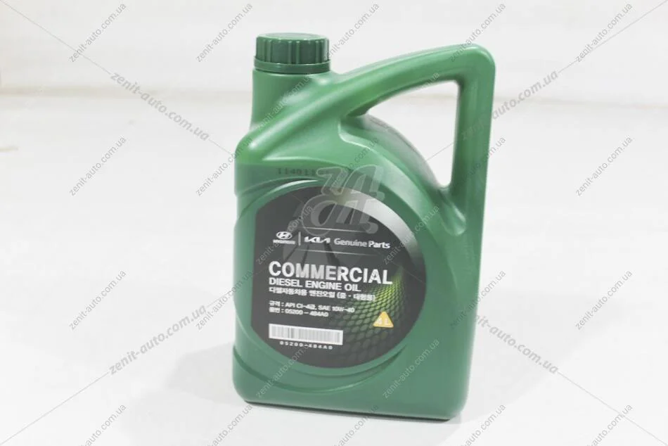 Олива ДВС 10W-40 4 л Commercial Diesel CI-4 нп/с (05200-484A0) Mobis Hyundai/Kia/Mobis 05200484a0 (фото 1)