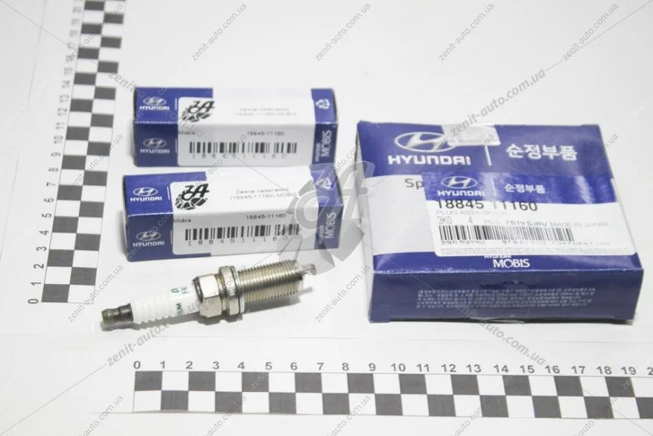 Свеча зажигания IRIDIUM 2400 CC - THETA 2 DOHC - MPI Mobis Hyundai/Kia/Mobis 18845-11160 (фото 1)