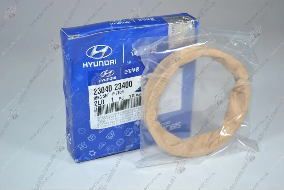 Кольца поршневые STD 2000 CC - BETA,DOHC - MPI Mobis Hyundai/Kia/Mobis 23040-23400 (фото 1)