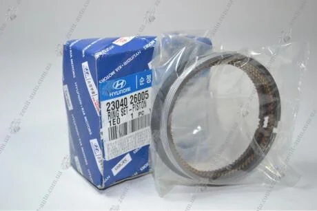 Кольца поршневые STD 1400 CC - ALPHA Mobis Hyundai/Kia/Mobis 23040-26005