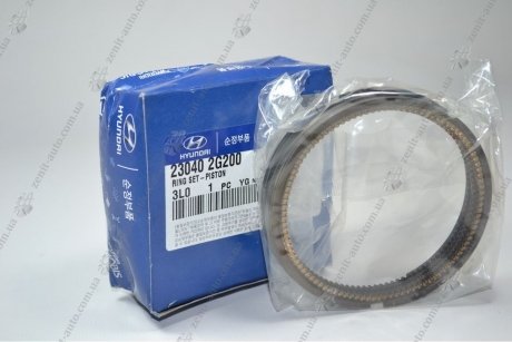 Кільця поршневі STD 2400 CC - THETA 2,DOHC - MPI Hyundai/Kia/Mobis 23040-2G200 (фото 1)