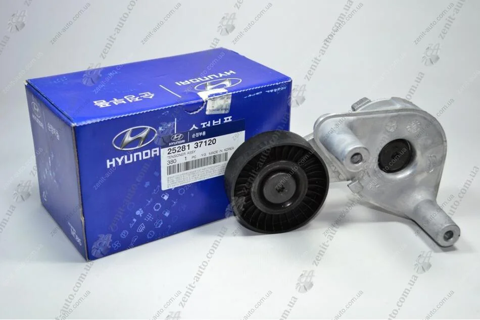 Натяжитель ремня генератора Tucson (04-10) 2.7i Mobis Hyundai/Kia/Mobis 25281-37120 (фото 1)