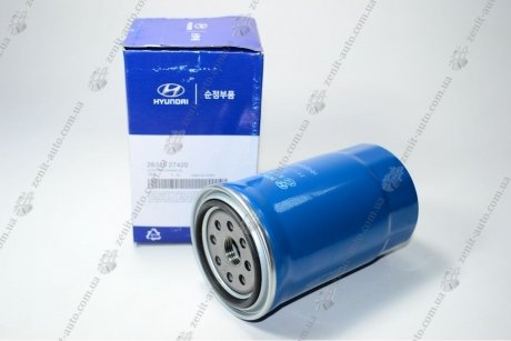 Фильтр масляный накрутка Hyundai/Kia/Mobis 26310-27420 (фото 1)