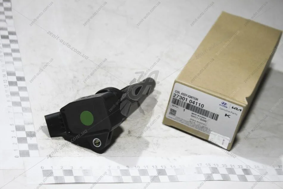 Катушка зажигания I10 (16-) / I20 (14-) / I30 (16-) 1000 CC - KAPPA Mobis Hyundai/Kia/Mobis 27301-04110 (фото 1)