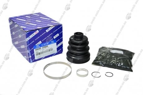 Пыльник ШРУСа внутреннего (к-кт хомуты, стопорные кольца и смазка) Hyundai/Kia/Mobis '495952Y600