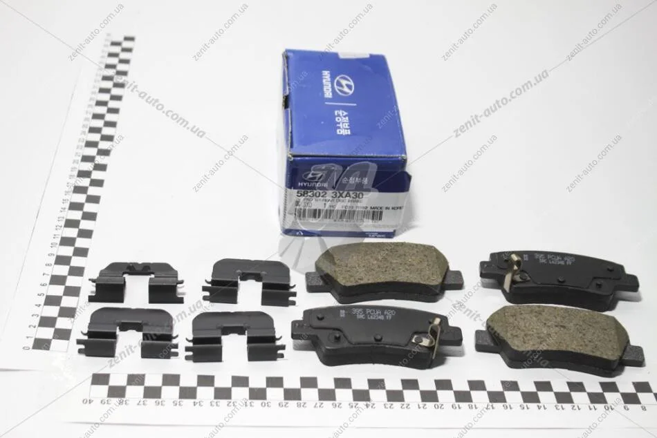 Колодки тормозные задние (аналог 58302-1RA30) Mobis Hyundai/Kia/Mobis 58302-3XA30 (фото 1)