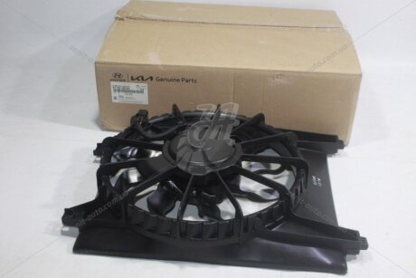 Вентилятор радіатора кондиціонеру у зборі з крильчаткою та мотором (97730-2B200) Mobis Hyundai/Kia/Mobis '977302B200