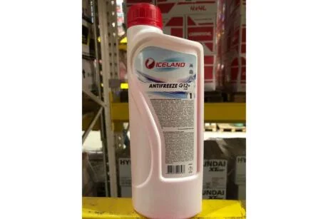 Антифриз G12+ Red (-24C), 1л, (красный) ICELAND 6573