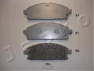 Колодки тормозные передние Nissan X-Trail T30 (01-) JAPKO '50154