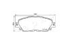 Колодки тормозные передние Toyota Camry 2.5 Hybrid (17 -), RAV 4 (18 -)/Lexus ES, UX (18-) JAPKO 502026 (фото 2)