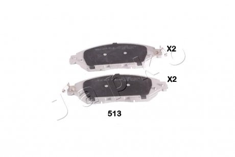 Колодки тормозные передние Nissan Pathfinder (R52) (13-)/Infinity QX60 2.5 (14-) JAPKO 50513