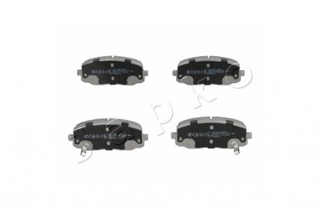 Колодки гальмівні передні Hyundai i10 1.0- 1.2 (07-16) / KIA Picanto I 1.0, 1.1 (04-) JAPKO 50K10 (фото 1)