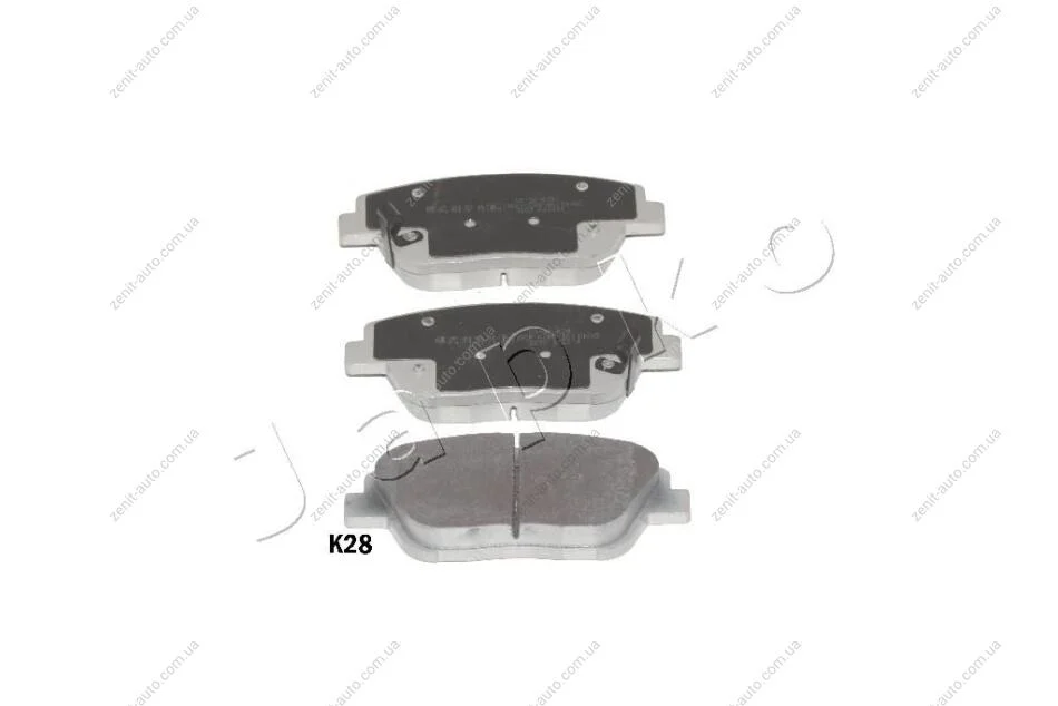 Колодки гальмівні перед. Hyundai Sonata 2.0, 2.4 (09-)/Kia Optima 1.7CRdi (12-) (сис-ма Mando) JAPKO 50K28 (фото 1)