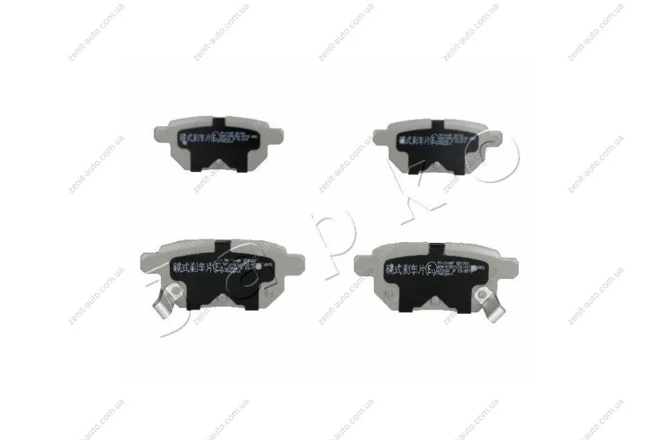 Колодки тормозные дисковые задние Toyota Verso, Yaris II, Auris, (05-16) / Subaru Trezia (10-) JAPKO 51214 (фото 1)