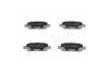 Колодки гальмівні задні диск. Subaru Forester, Impreza, Legacy (99-15) JAPKO 51702 (фото 3)
