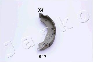 Колодки стояночного тормоза KIA Sorento (02-) JAPKO '55K17