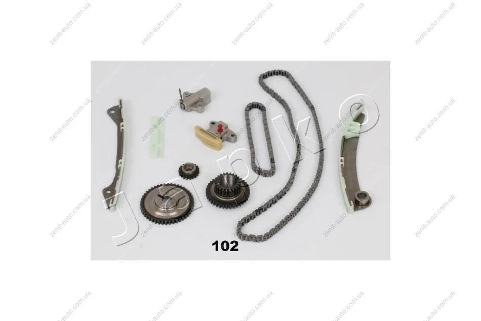 К-кт ланцюга ГРМ Nissan Qashqai, X-Trail 2.0, Tiida 1.8 (04-18) (KJK102) JAPKO 'KJK102 (фото 1)