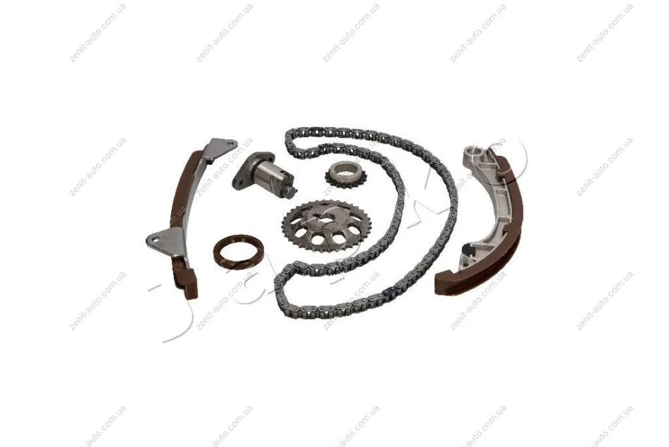 К-кт цепи ГРМ (2шест.+напр.+натяжит.) Toyota Corolla (E11, E12) 1.4, 1.6 (00-07), Avensis 1.6, 1.8 (00-08) JAPKO KJK201 (фото 1)