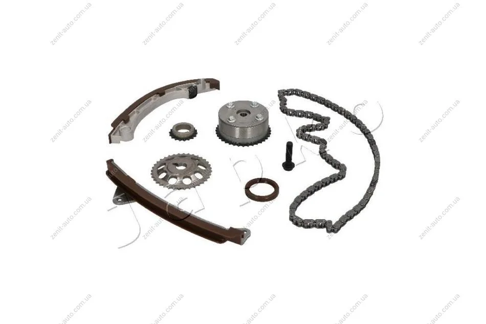К-кт цепи ГРМ (3шестерни+напр.) Toyota Corolla (E11, E12) 1.4, 1.6 (00-07), Avensis 1.6, 1.8 (00-08) JAPKO KJK201V (фото 1)