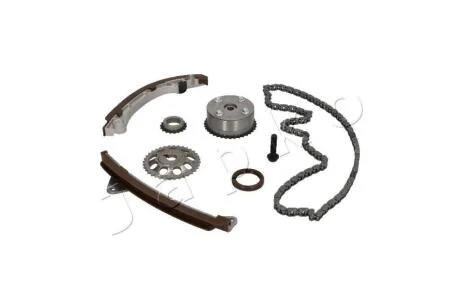 К-кт цепи ГРМ (3шестерни+напр.) Toyota Corolla (E11, E12) 1.4, 1.6 (00-07), Avensis 1.6, 1.8 (00-08) JAPKO KJK201V