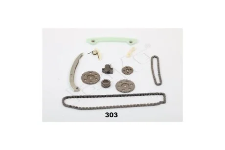 К-кт ланцюга ГРМ (10 деталей) Ford Focus II (03-)/Mazda 3, 5, 6 (02-)/Volvo C30, S40, V50 (04-) 1.8i, 2.0i (KJK303) JAPKO 'KJK303