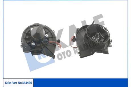 Електровентилятор отопителя Opel Combo, Corsa C (01-), Tigra (05-) OTO RADYATOR Kale '343490