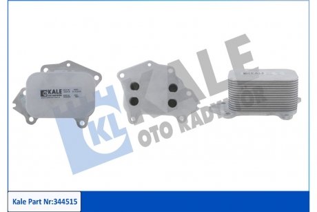 Радиатор масляный Citroen Berlingo, C2, C3, C3 I, C3 II, C4, C4 Cactus OTO RADYATOR Kale 344515
