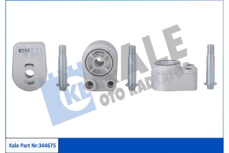 Радіатор масляний Renault Logan (05-), Lodgy (12-), Duster (10-)/Nissan Juke (11-), Qashqai (07-) 1.5 dCi OTO RADYATOR Kale '344675